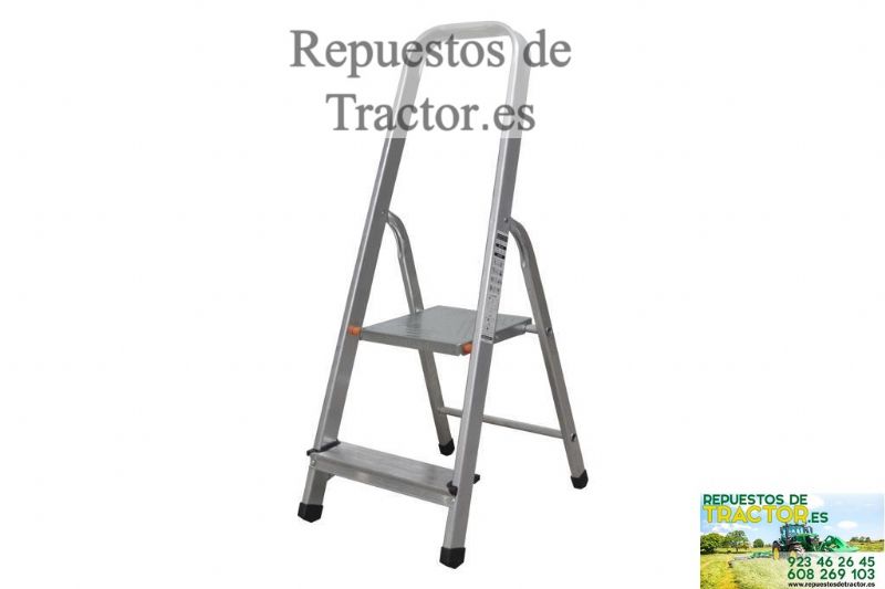 ESCALERA ALUMINIO 2 PELDAÑOS Y 0,41 MTS UTIL