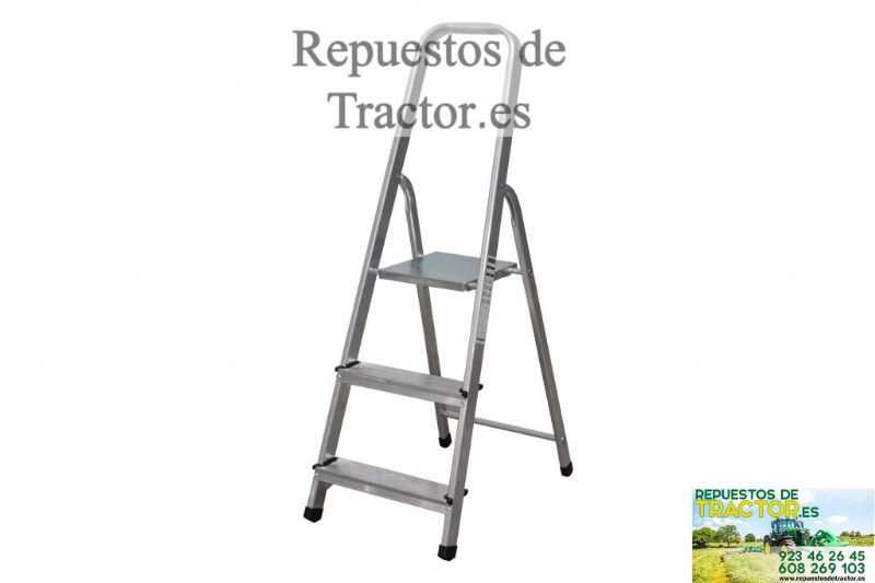 ESCALERA ALUMINIO 3 PELDAÑOS Y 0,65 MTS UTIL