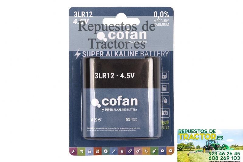 PILAS ALKALINAS 3LR12/4,5V