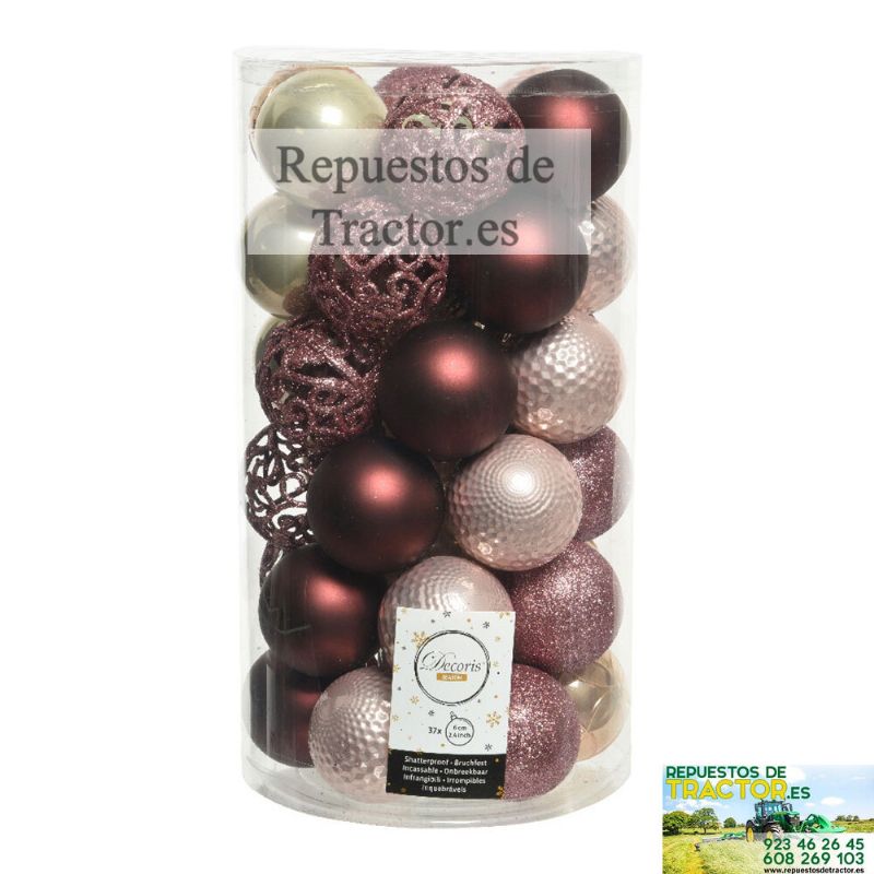 PACK 37 BOLAS DECORATIVAS