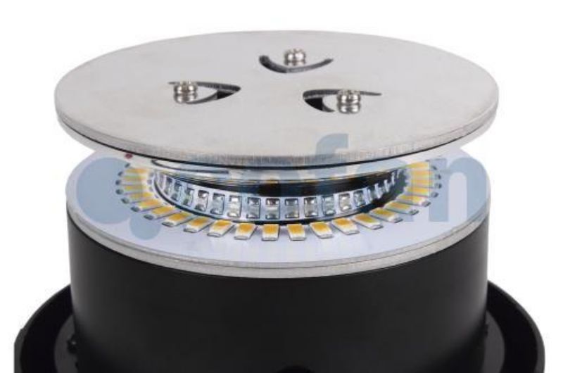 Rotativo led 12-24V base flexible