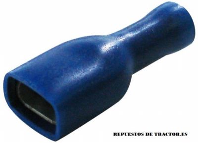 TERMINALES PLANOS HEMBRA AISLADOS 6.3MM