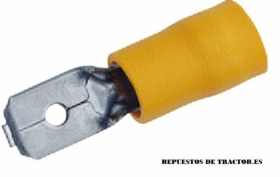 TERMINALES PLANOS MACHO 6.3MM