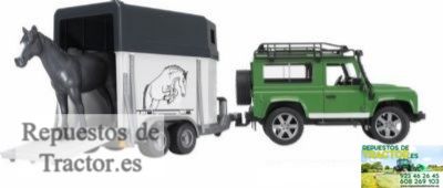 COCHE LAND ROVER CON VAN 