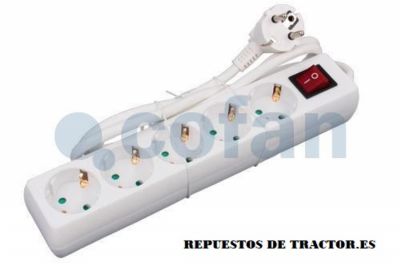 ALARGO ENROLLABLE ONLEX 4 TOMAS 20075 5 METROS DE CABLE