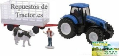 TRACTOR NEW HOLLAND + REMOLQUE