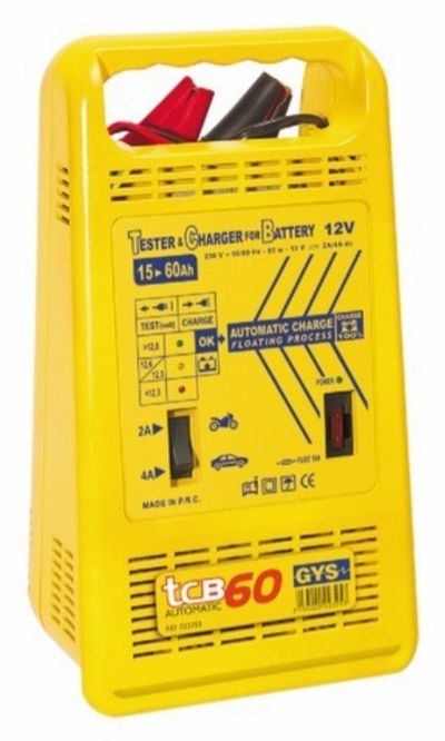 CARGADOR DE BATERA AUTO.15-60AH 230V TCB60