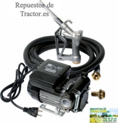 Kit Bomba Trasvasije Diesel 220v 550w Motor Manguera Pistola