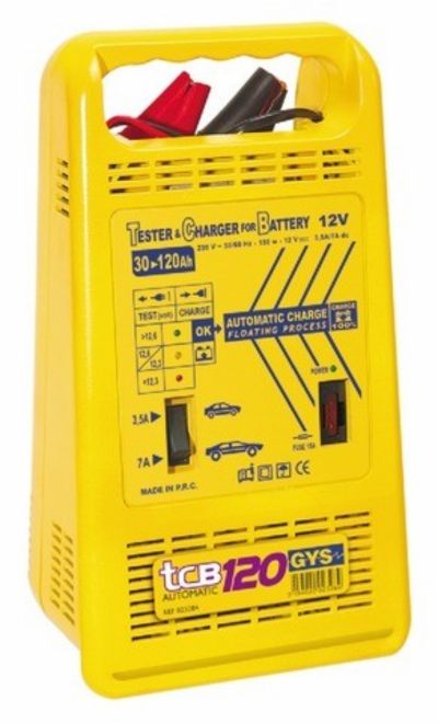 CARGADOR DE BATERA AUTO.15-120AH 230V TCB120