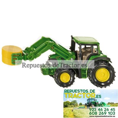 TRACTOR JOHN DEERE CON HORQUILLA PARA FARDOS
