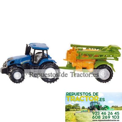 TRACTOR NEW HOLLAND CON RIEGO POR PULVERIZACION SIKU