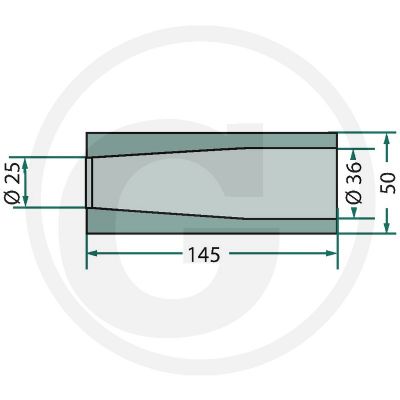 CASQUILLO DE PUA 50X145 - foto 2