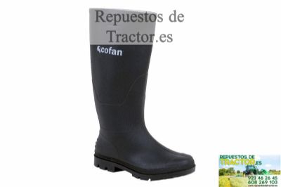 BOTA ALTA DE AGUA PVC NEGRA