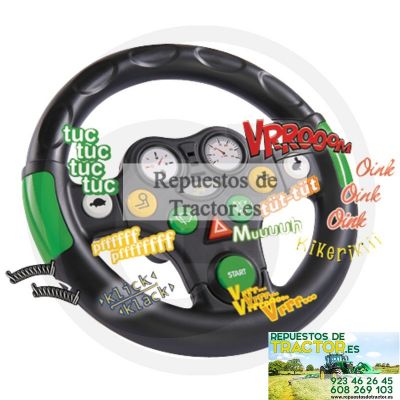 VOLANTE CON SONIDOS PARA TRACTOR DE JUGUETE