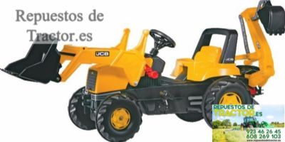 TRACTOR A PEDALES JCB CON PALA Y EXCAVADORA