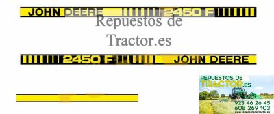 JUEGO PEGATINAS J.D. 2450-F