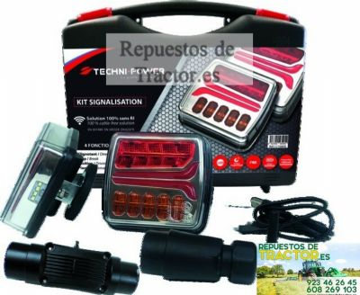 Kit de luces traseras de remolque inalámbrico magnético LED con