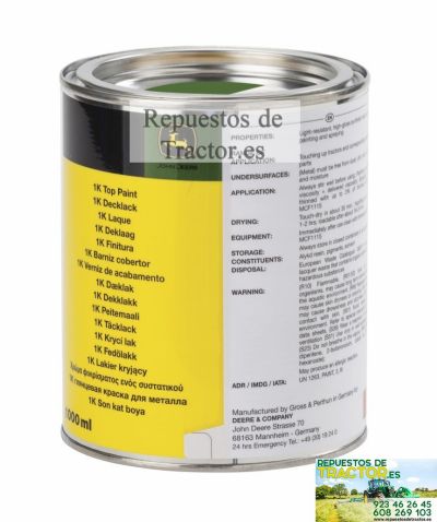 PINTURA VERDE 2,5 LITROS
