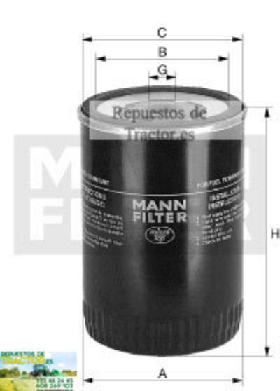 FILTRO COMBUSTIBLE MANN