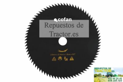 DISCO DESBROZADORA 80 DIENTES