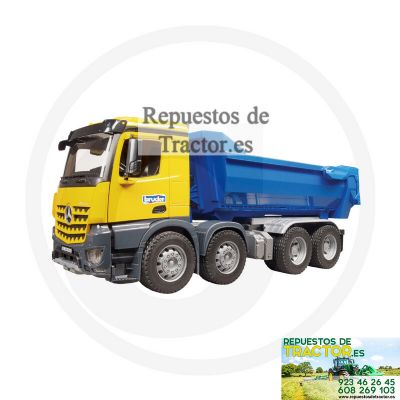 CAMION CON VOLQUETE SEMIBASCULANTE