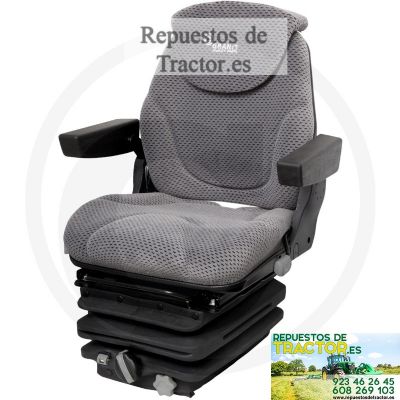 ASIENTO MECANICO TELA GRIS