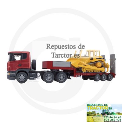 CAMION SCANIA CON CATERPILLAR