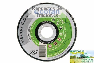 DISCO CARBURO 115X1,6X22,23