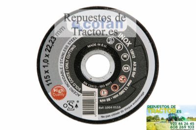 DISCO CORTE INOX 125X1,6X22,23