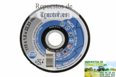 DISCO CORTE METAL 115X1,0X22,23