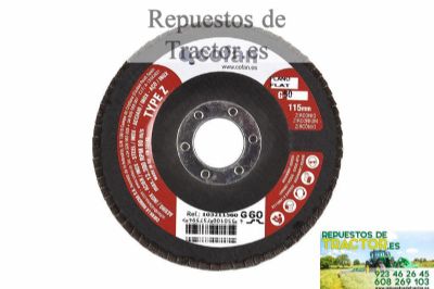 DISCO BASIC LAMINADO PLANO 115MM. G80