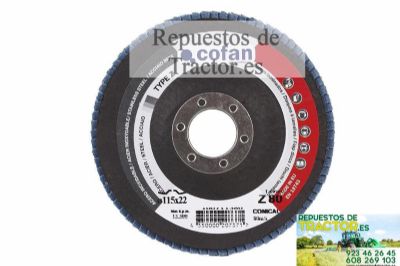 DISCO LAMINADO 115MM. G60
