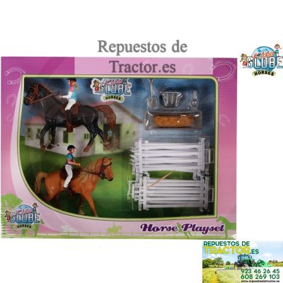 CABALLOS CON JINETES Y ACCESORIOS