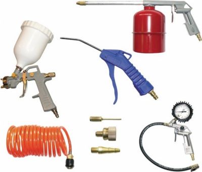 KIT DE HERRAMIENTAS NEUMATICAS 9 PIEZAS