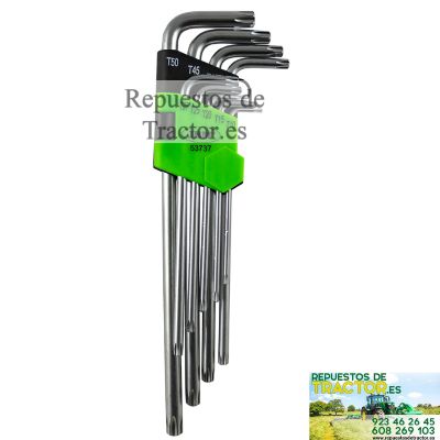 SET 9 LLAVES TORX LARGAS