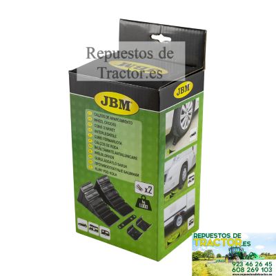 SET DE 2 CALZOS PARA VEHICULOS
