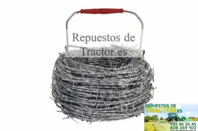 ALAMBRE DE ESPINO GALVANIZADO 