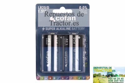 PILAS ALKALINAS LR20/D