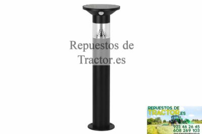 BALIZA LED SOLAR NEGRO