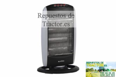 Calefactor 1200W/1500 W, LED de bajo consumo y silencioso por 9,38€