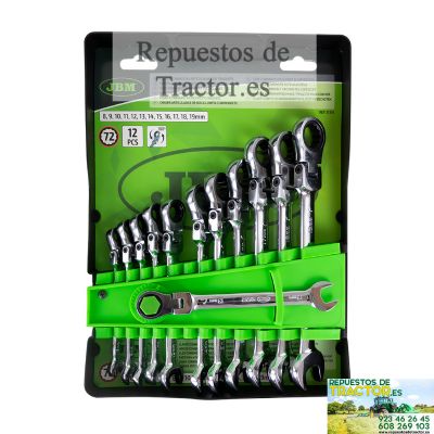 SET DE 12 LLAVES COMBINADAS