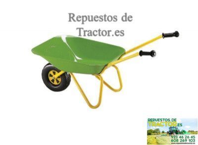 JUGUETE CARRETILLA DE METAL CON RUEDAS J.D.