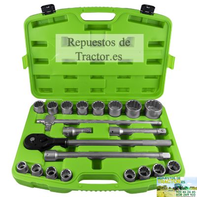 SET MINI CARRACA, VASOS Y PUNTAS 1/4 23 PCS.