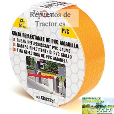 CINTA REFLECTANTE AMARILA 33X50