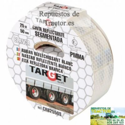 CINTA REFLECTANTE BLANCA 33X50