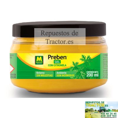 GEL CON CITRONELLA 200ML PREBEN