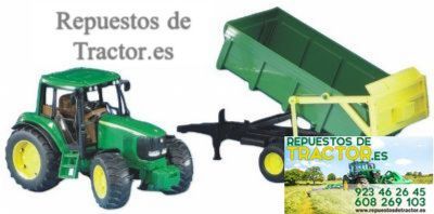 JUGUETE TRACTOR JOHN DEERE 6920 + REMOLQUE