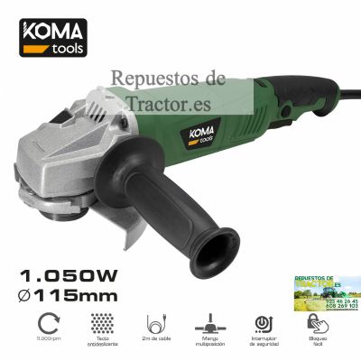 AMOLADORA ELECTRICA 1050W