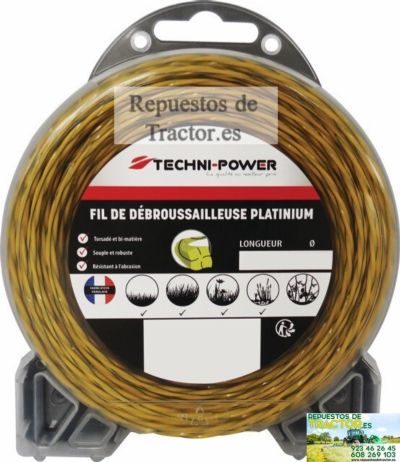 HILO NYLON PLATINO 2,4MM