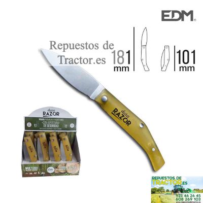 NAVAJA CON MANGO DE PLASTICO DE 18MM